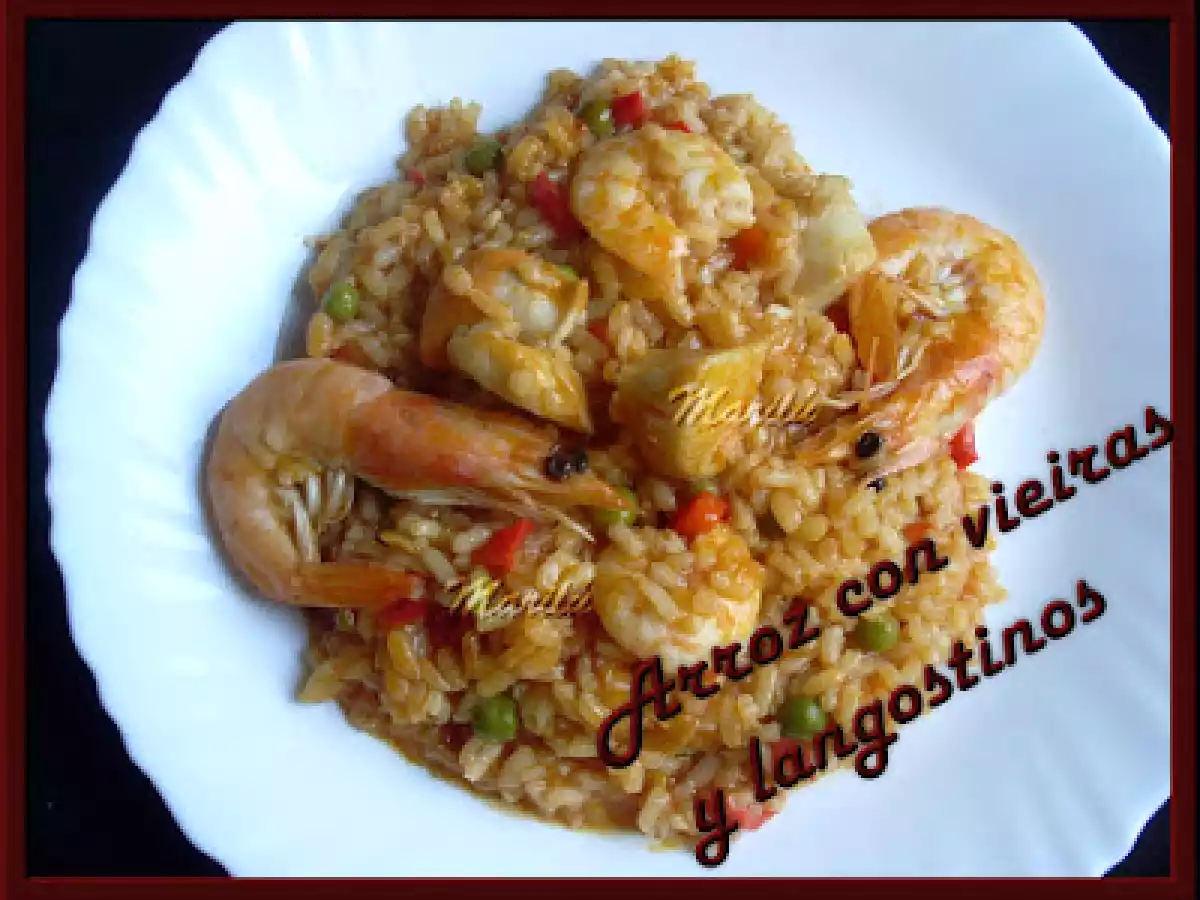 ARROZ CON VIEIRAS Y LANGOSTINOS - foto 3