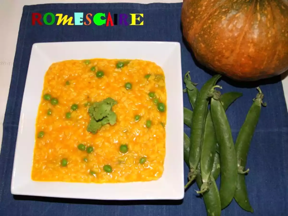 Arroz cremoso de calabaza y guisantes frescos - foto 3