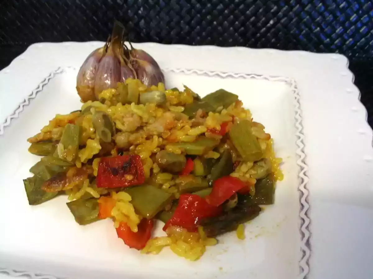 ARROZ DE MAGRO Y VERDURAS