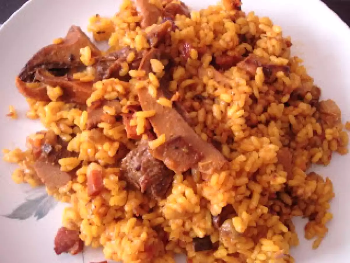 ARROZ DE OTOÑO CON CARNES (olla gm)