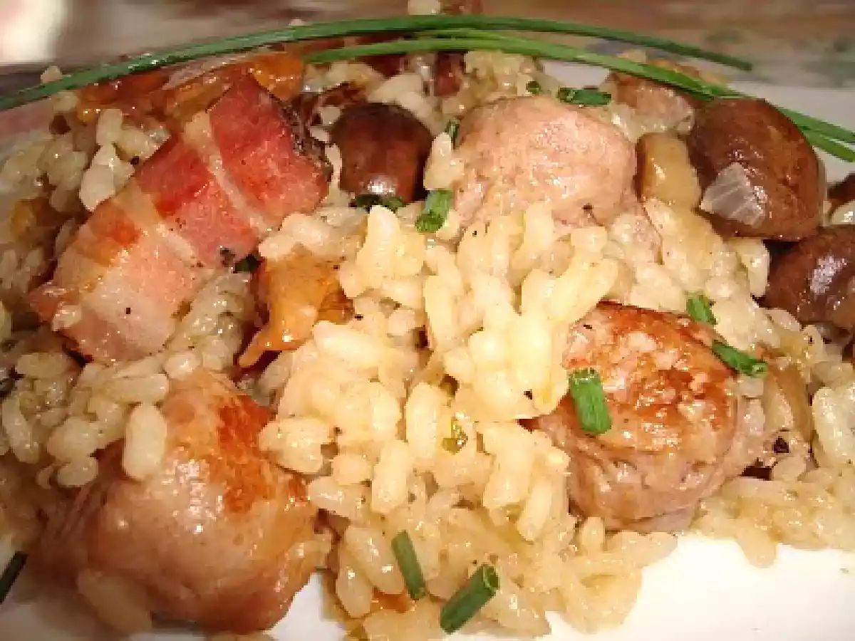 Arroz de Otoño con setas