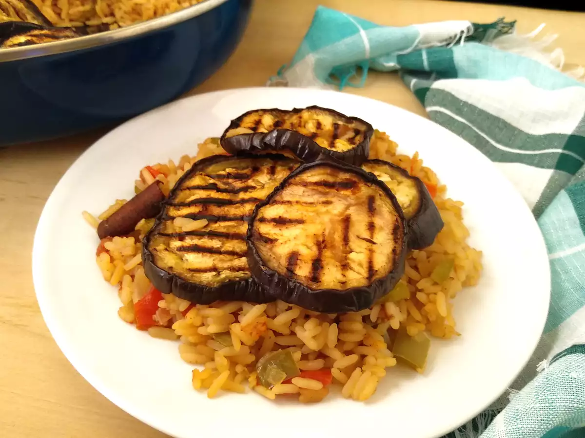 Arroz especiado con berenjenas melosas (una estupenda receta vegana) - foto 5