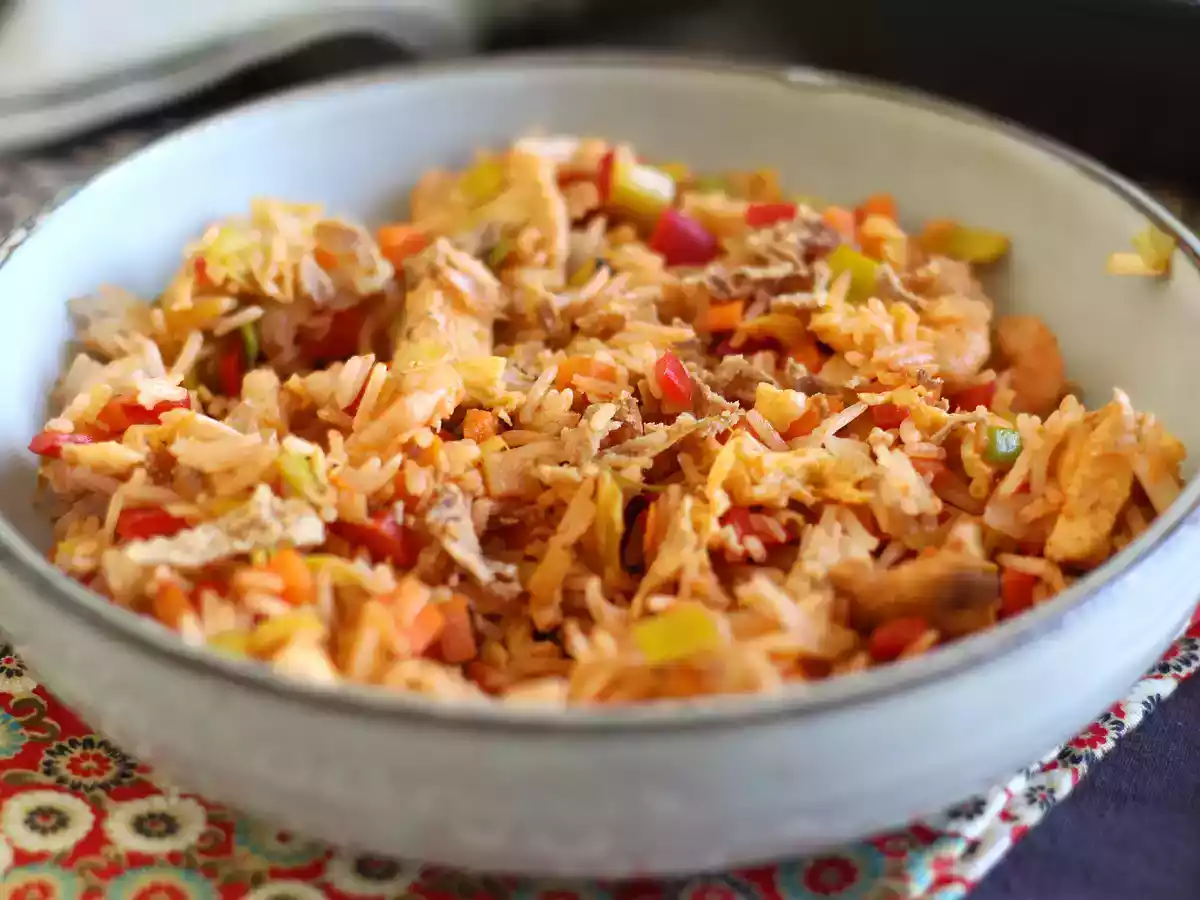 Arroz frito estilo indonesio Nasi goreng - foto 3