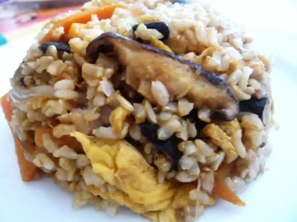 Arroz integral Basmati con zanahorias y shitakes - foto 3