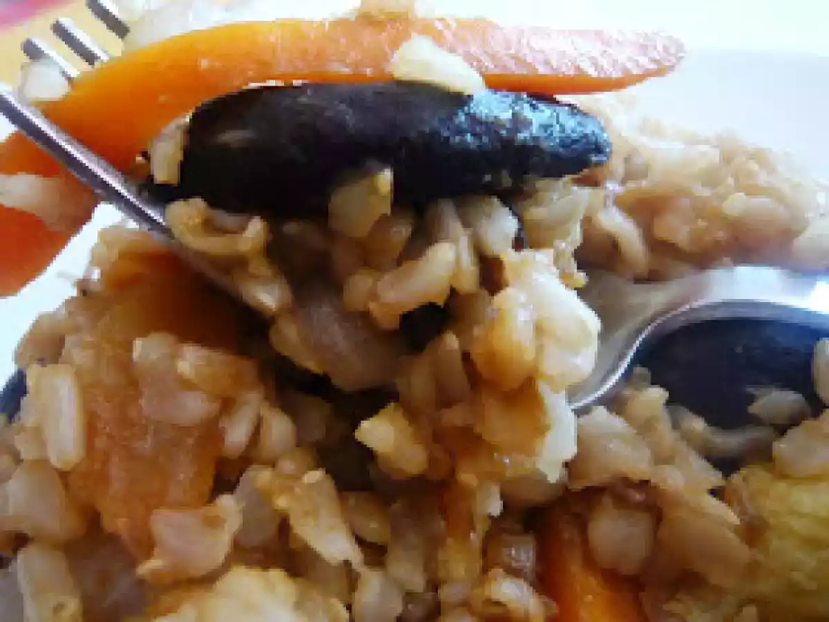 Arroz integral Basmati con zanahorias y shitakes - foto 4