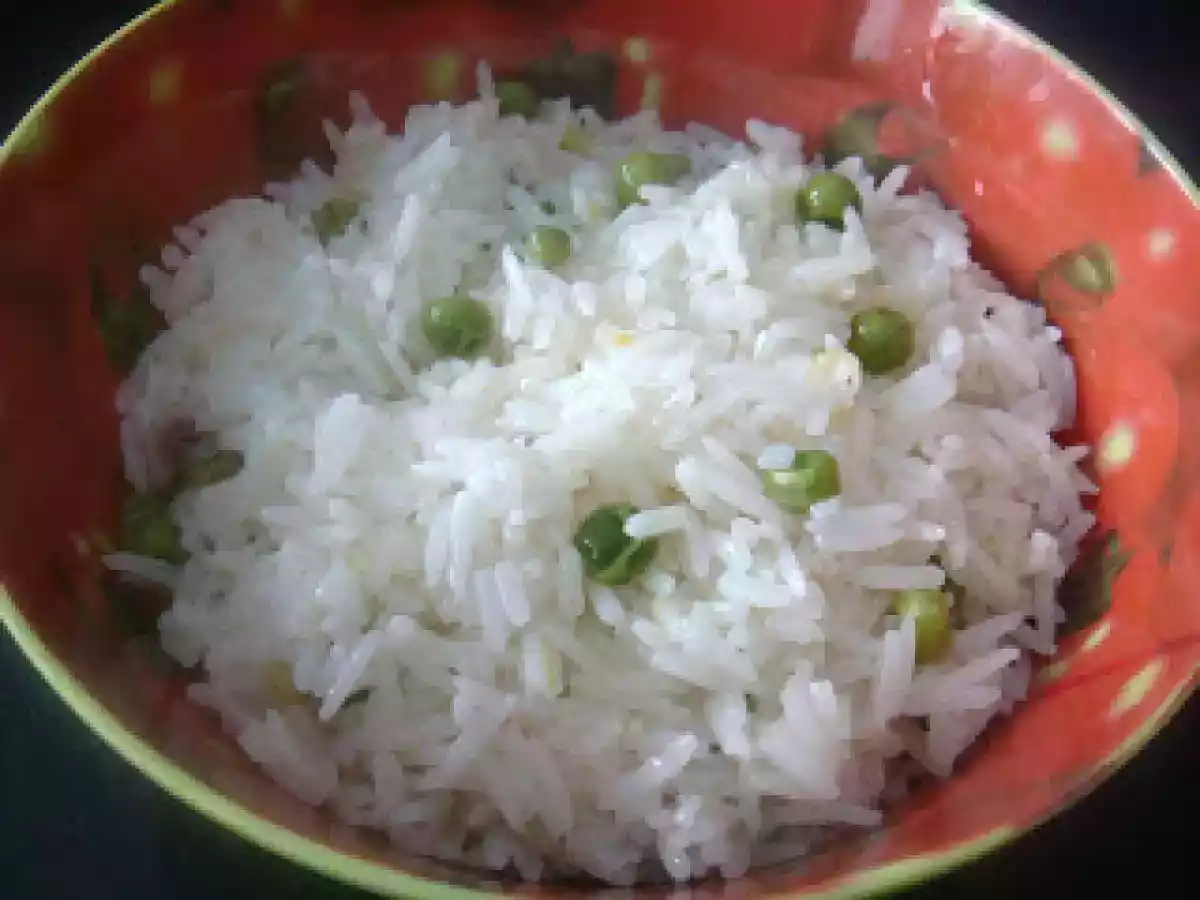 Arroz Jasmine con Guisantes