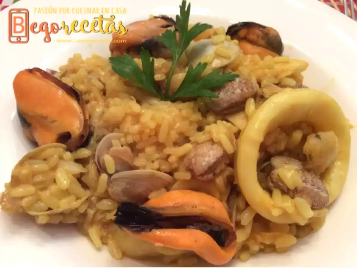 Arroz marinero en olla GM