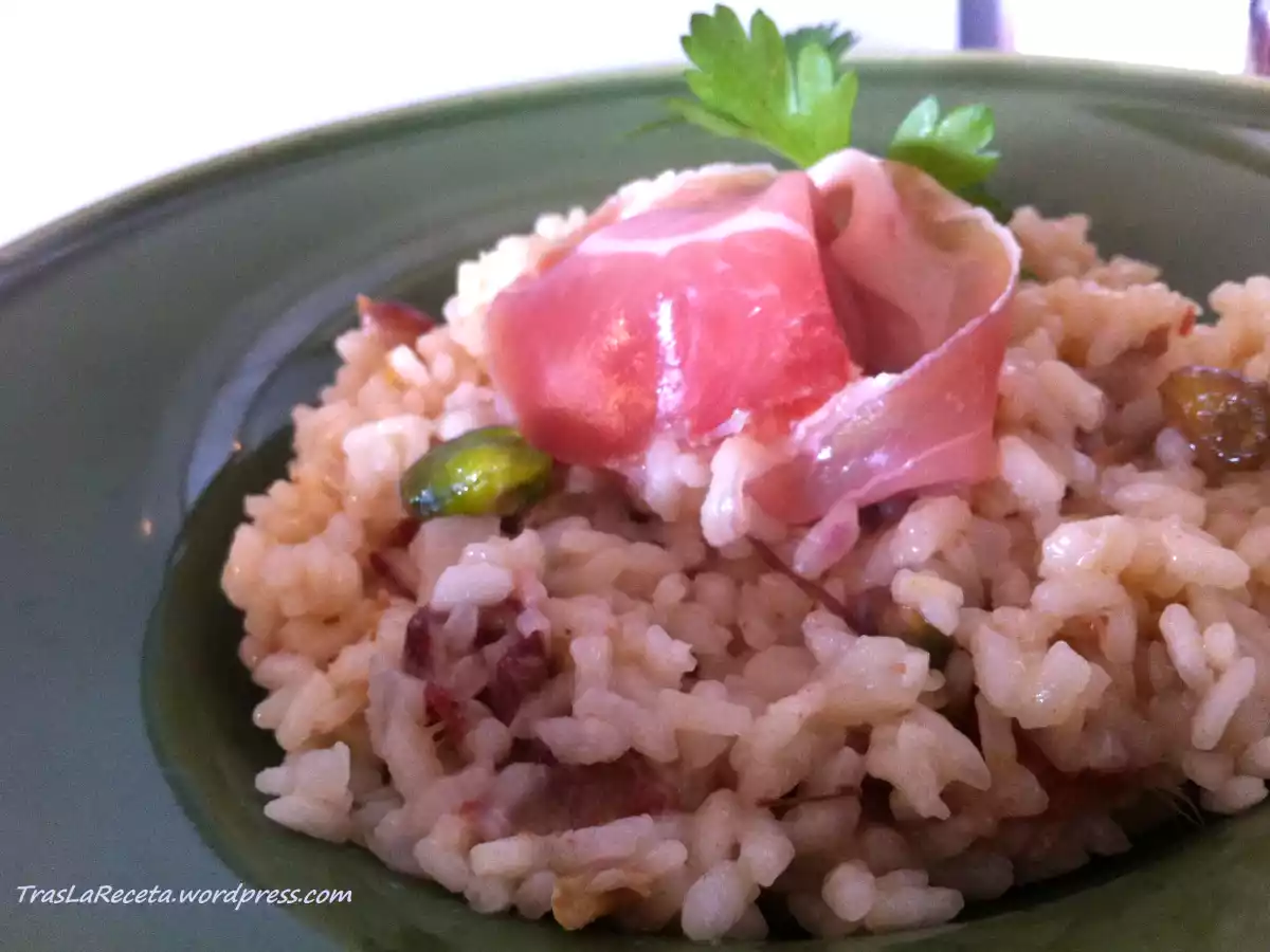 Arroz meloso con pistachos y dátiles - foto 2