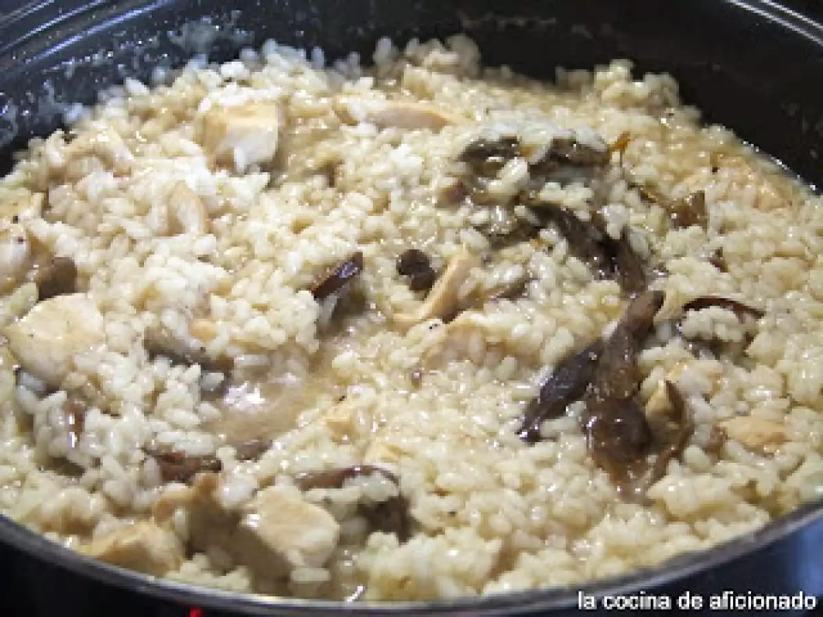 Arroz meloso con pollo, boletus y queso Boffard - foto 2