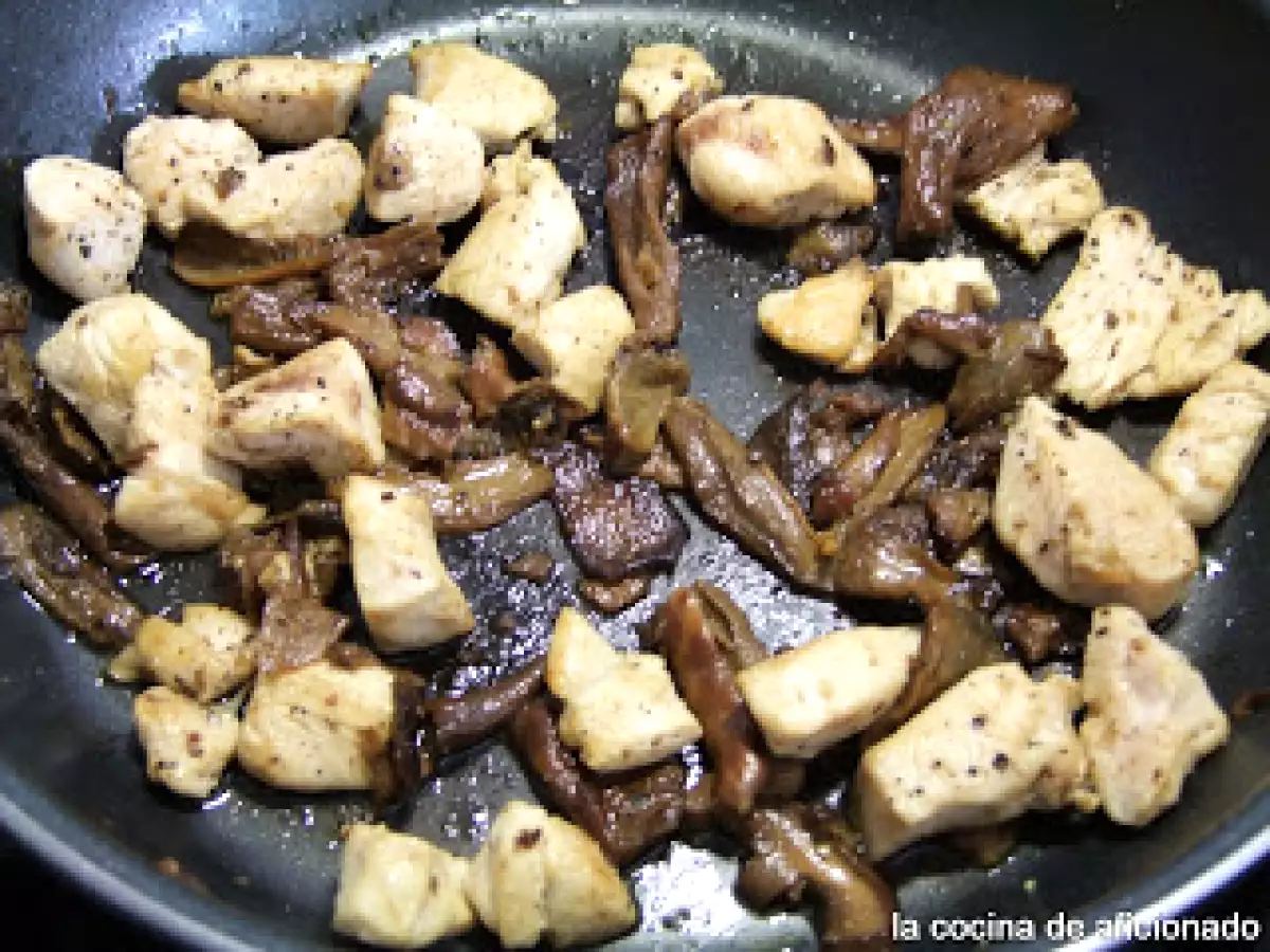 Arroz meloso con pollo, boletus y queso Boffard - foto 4