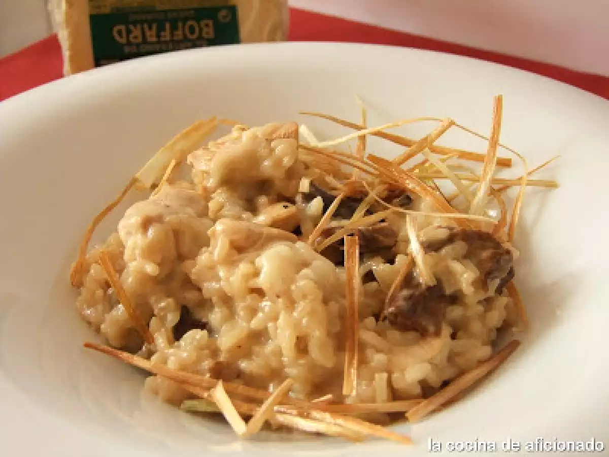 Arroz meloso con pollo, boletus y queso Boffard - foto 5