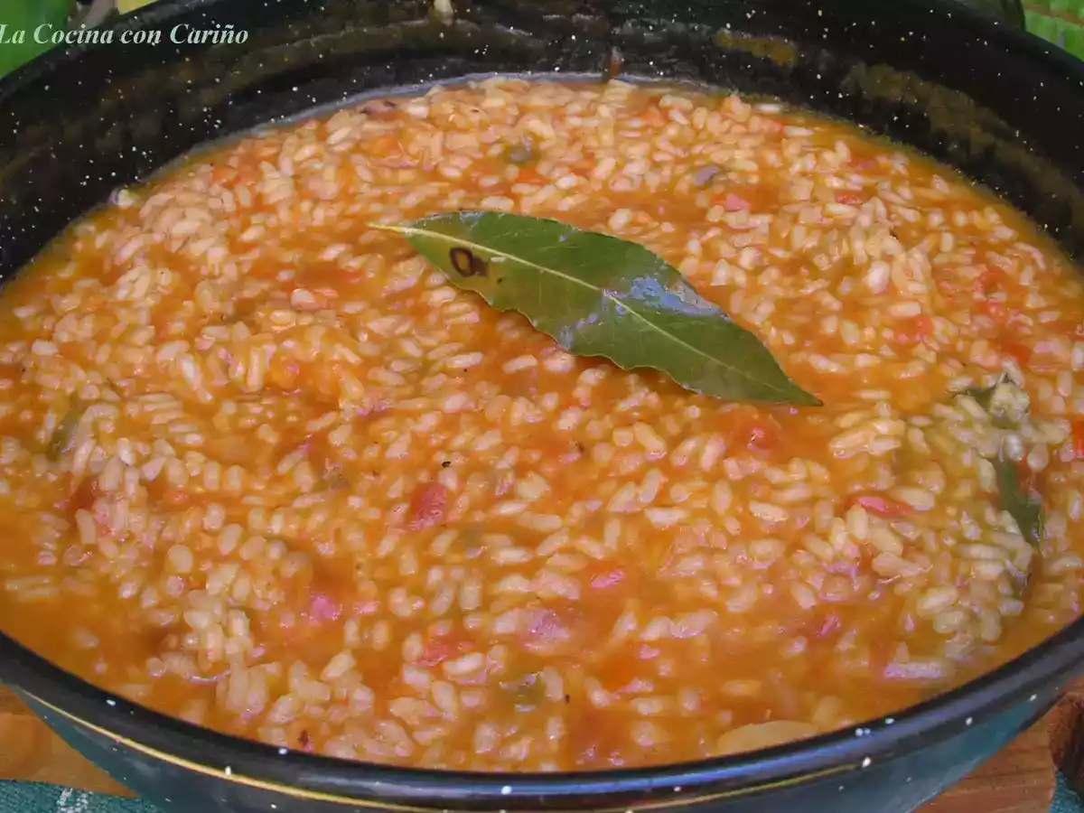Arroz meloso con tomate - foto 5