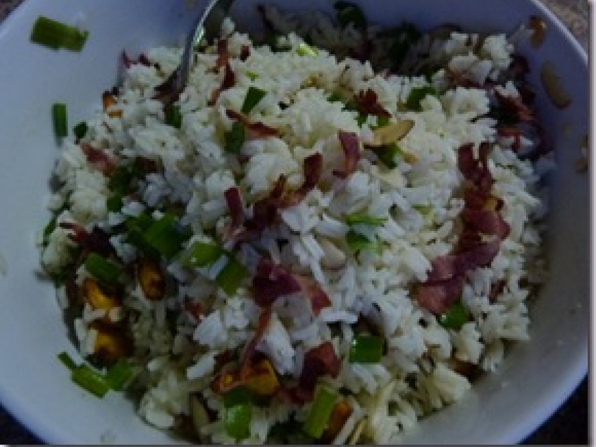 Receta de arroz navideño