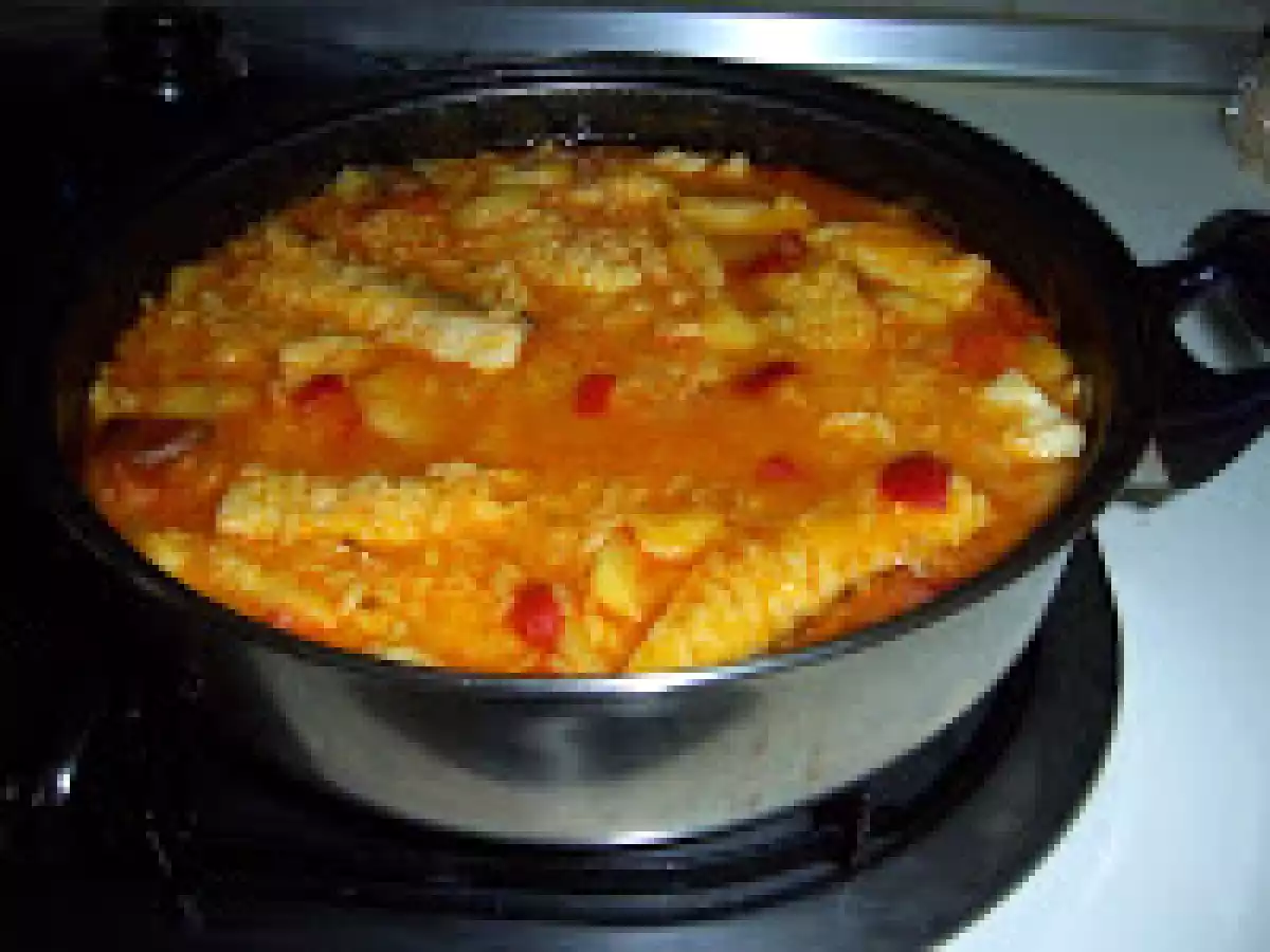 ARROZ, PATATAS Y BACALAO