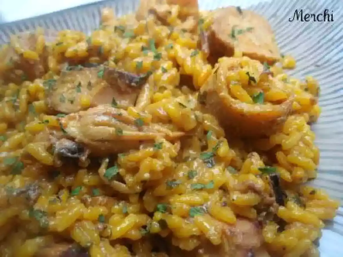 Arroz picante con pulpo y chipirones - foto 2