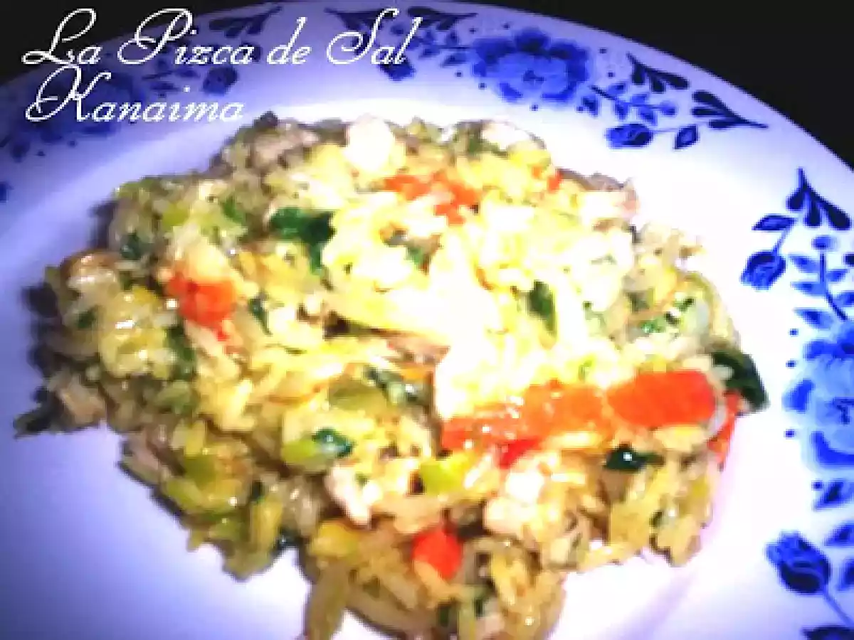 Arroz, pollo y vegetales al Wok - foto 2