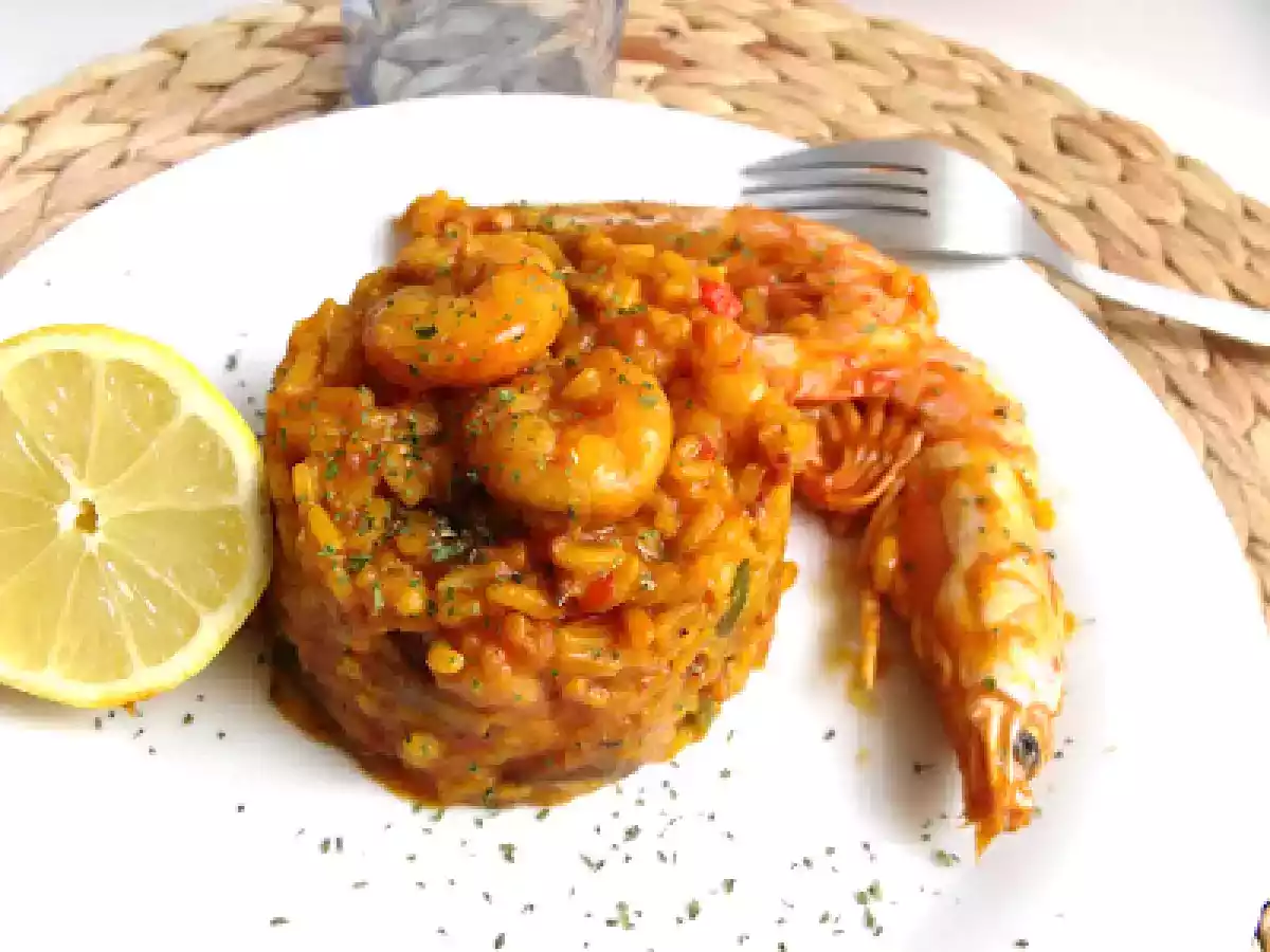 Arroz rápido con gambas - foto 2