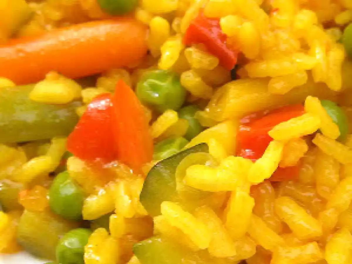Arroz rápido de verduras