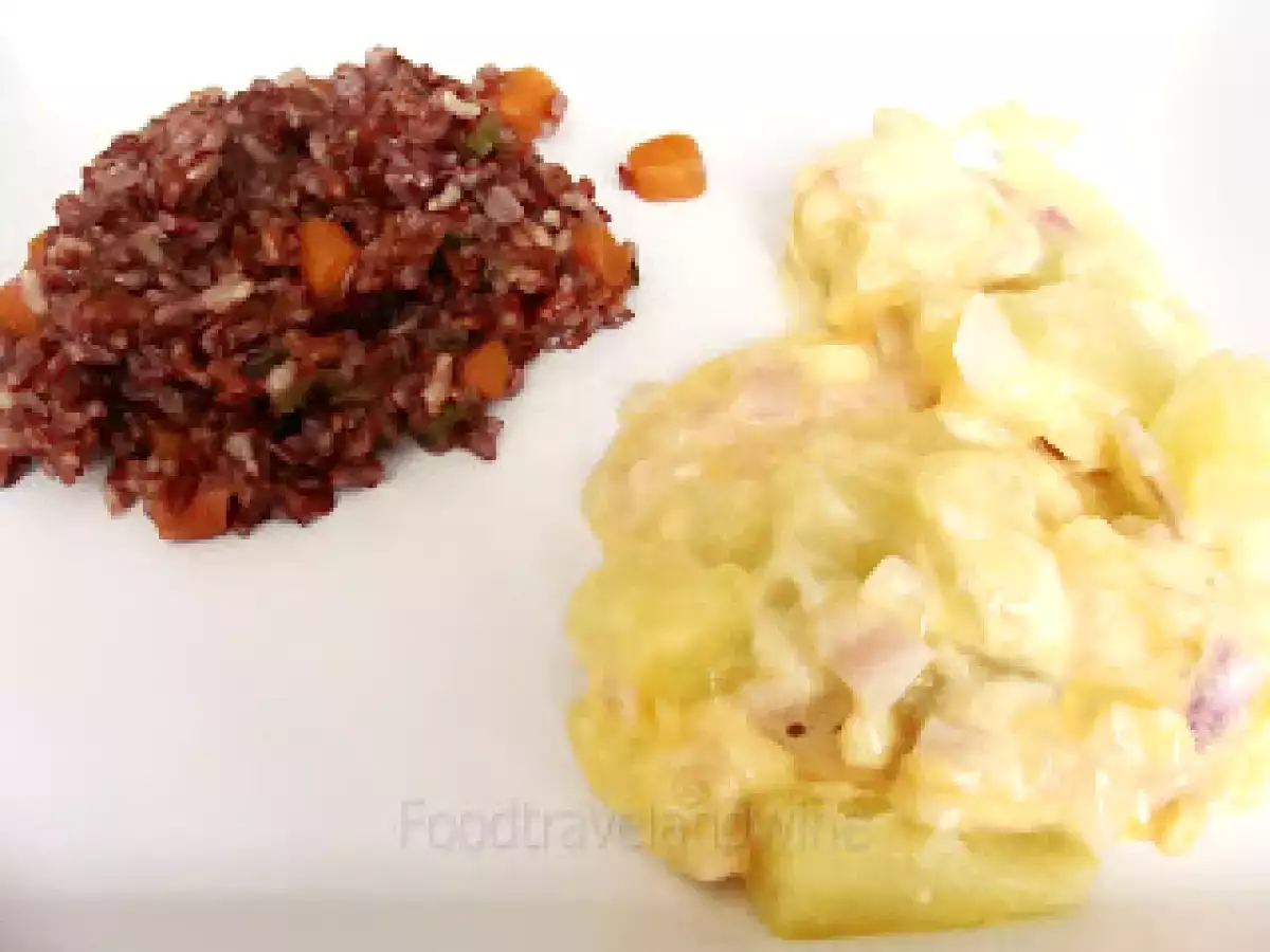 Arroz Rojo de Bhutan Pilaf con Kewa Datshi