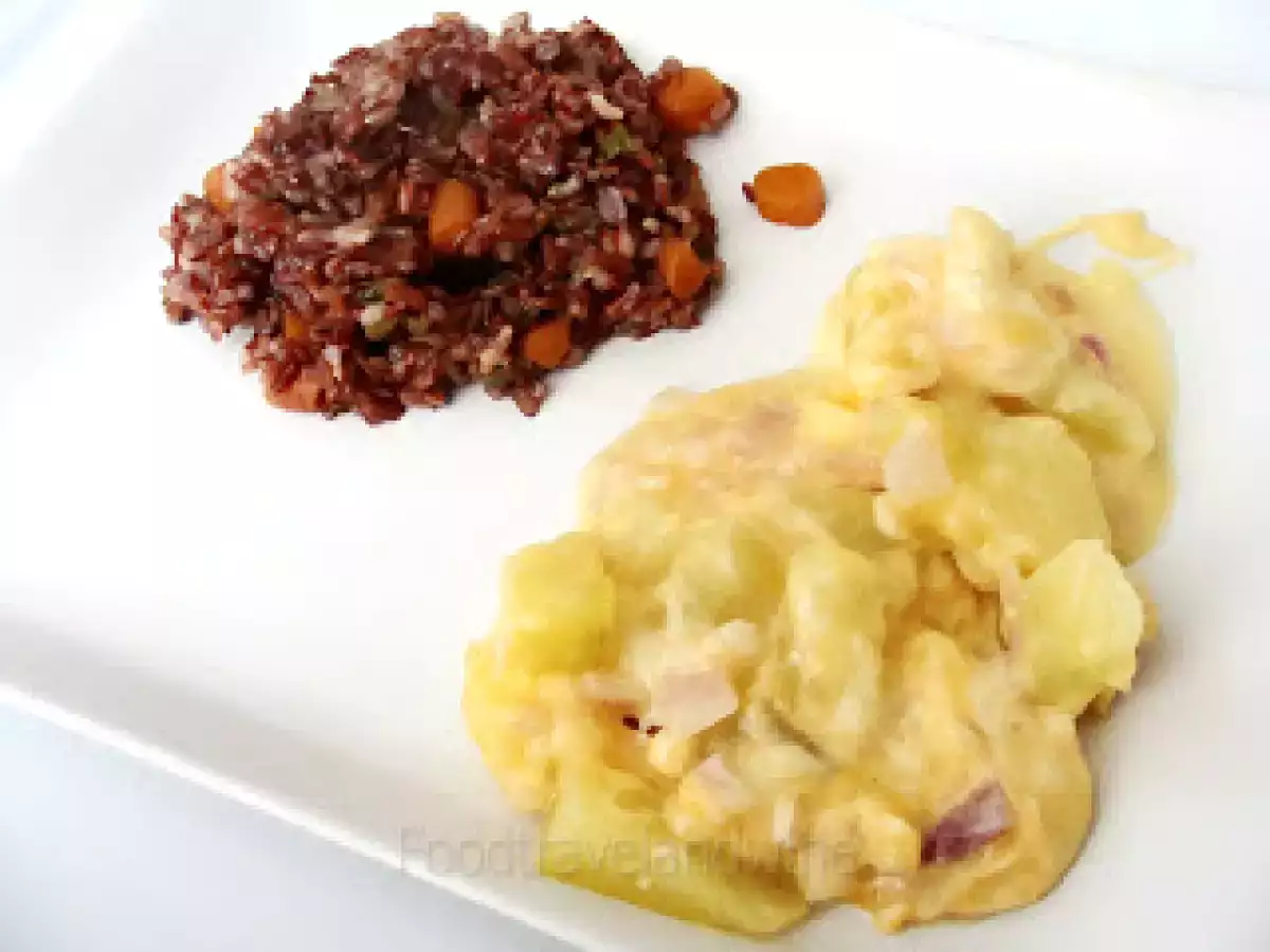 Arroz Rojo de Bhutan Pilaf con Kewa Datshi - foto 2