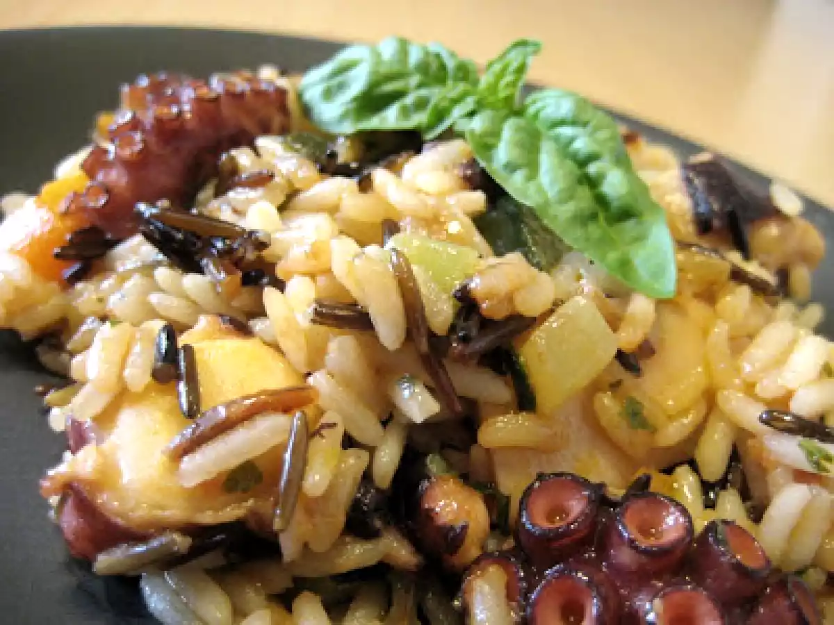 Arroz salvaje con pulpo doméstico - foto 3