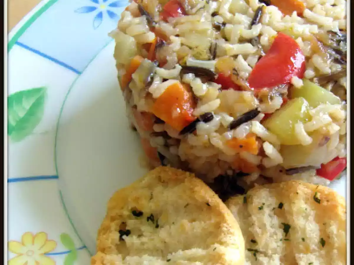 Arroz Salvaje Y Largo con Verduras Picante (fussioncook)