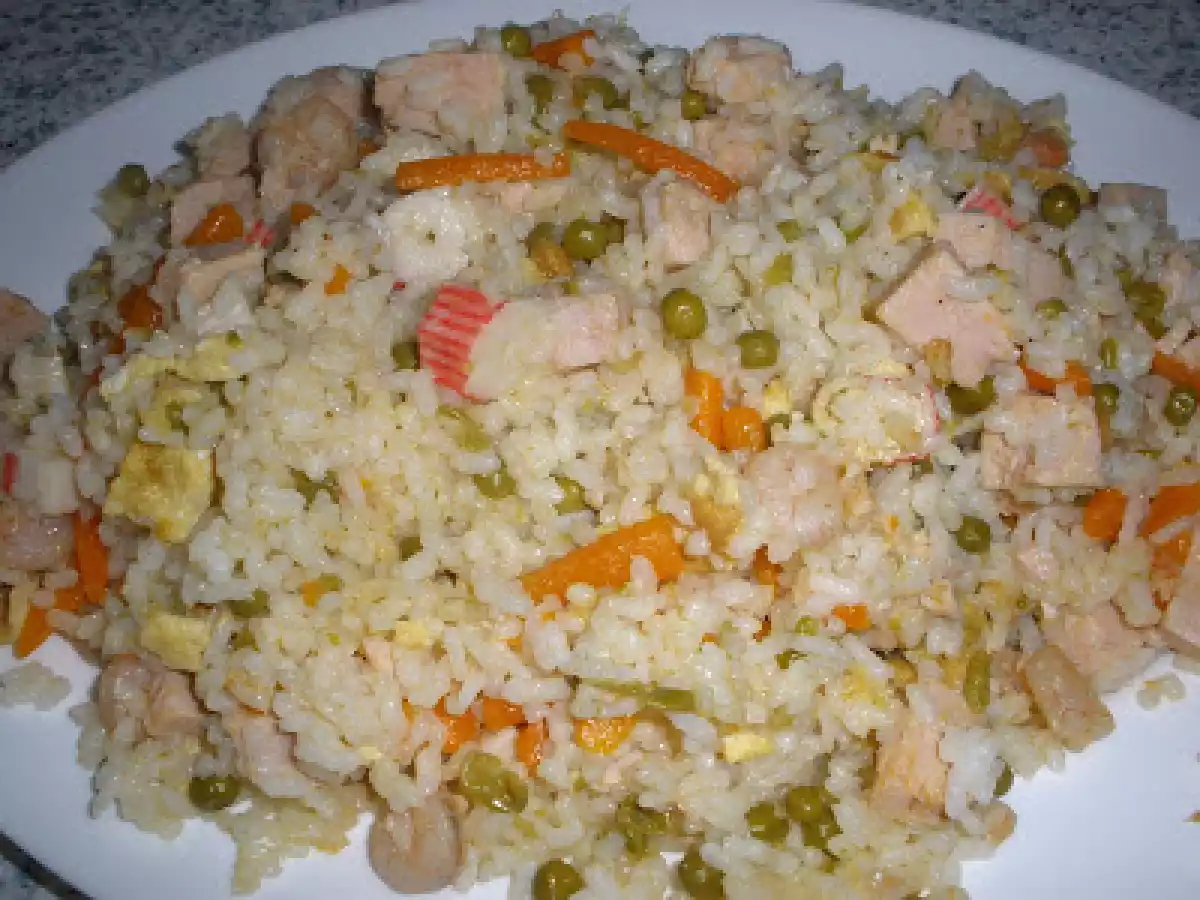 Arroz tres delicias