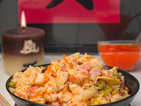 Arroz tres delicias oriental