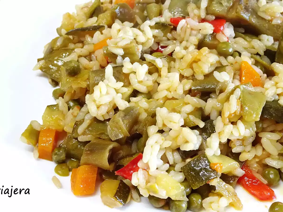 Arroz vegetariano en olla exprés - foto 2