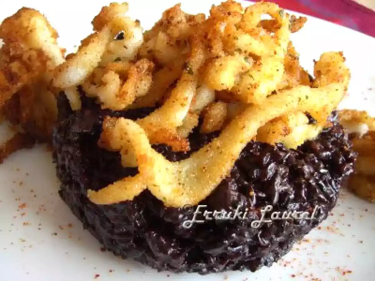 Arroz Venere con sepia