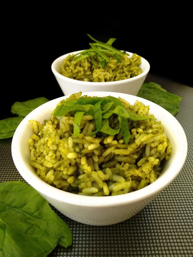 Arroz verde {con espinacas y cilantro} Receta Petitchef