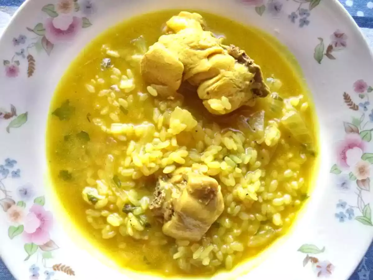 Arroz y Pollo al Curry y Ras Al Hanout