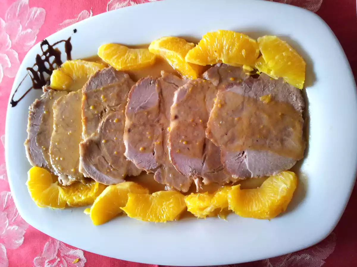 Asado de Cerdo a la naranja
