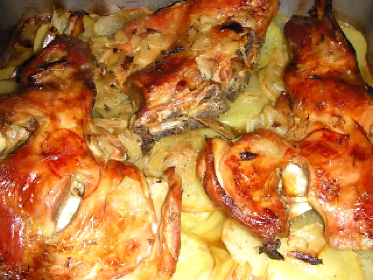 Asado de Ternasco Con Patatas