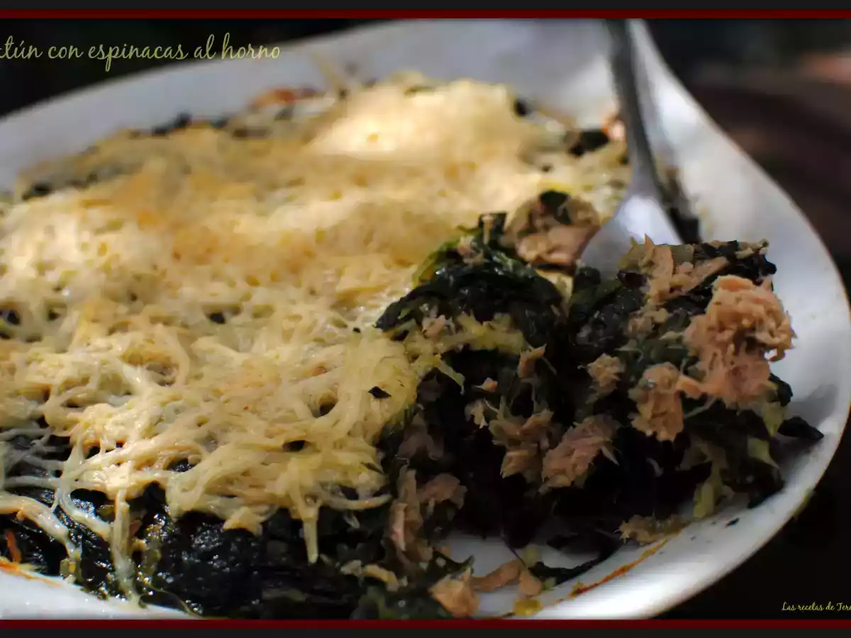 Atún con espinaca al horno - foto 2