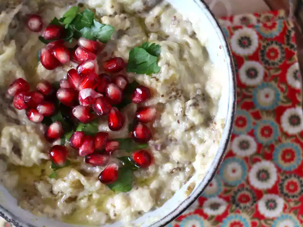 Baba ganoush o Mutabal la deliciosa crema de berenjena árabe - foto 2