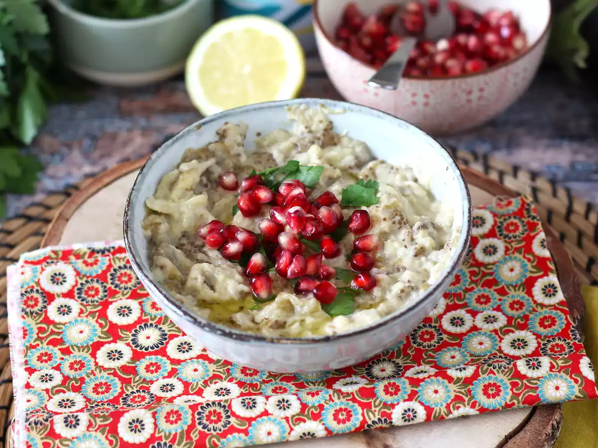 Baba ganoush o Mutabal la deliciosa crema de berenjena árabe - foto 4