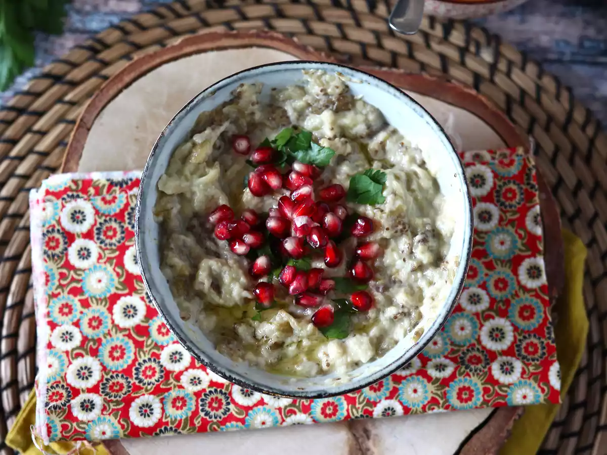 Baba ganoush o Mutabal la deliciosa crema de berenjena árabe - foto 6