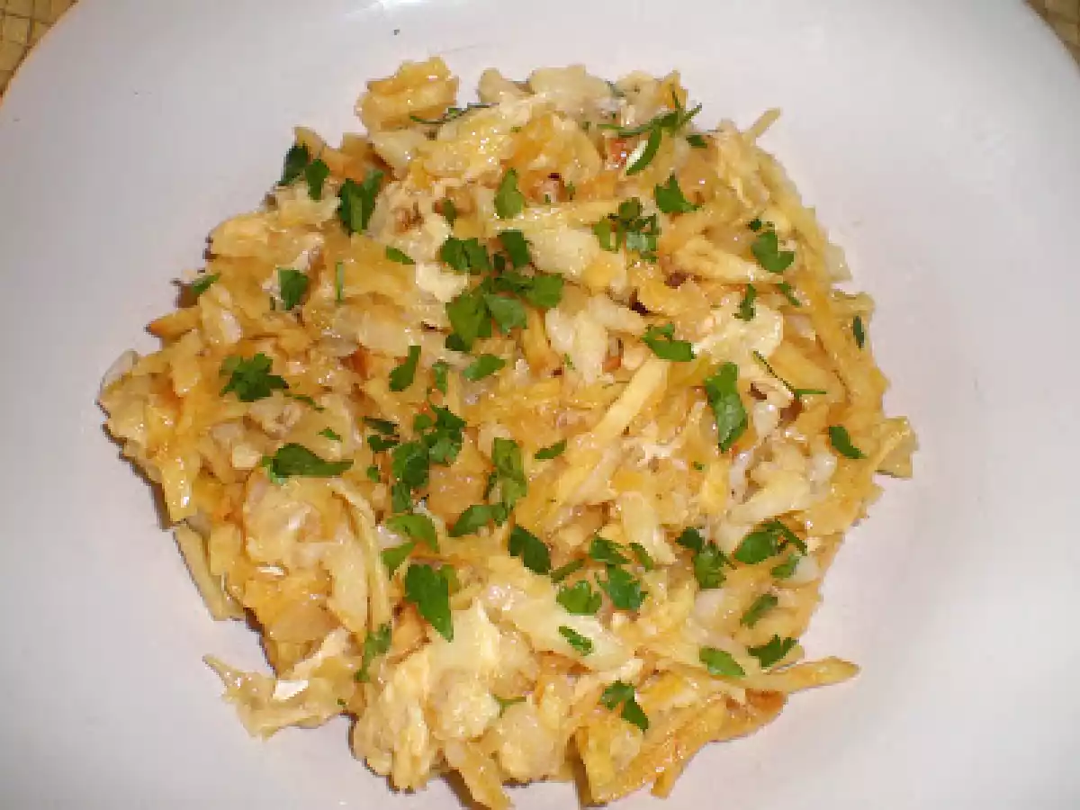 Bacalao a bras, con patatas paja compradas - foto 2