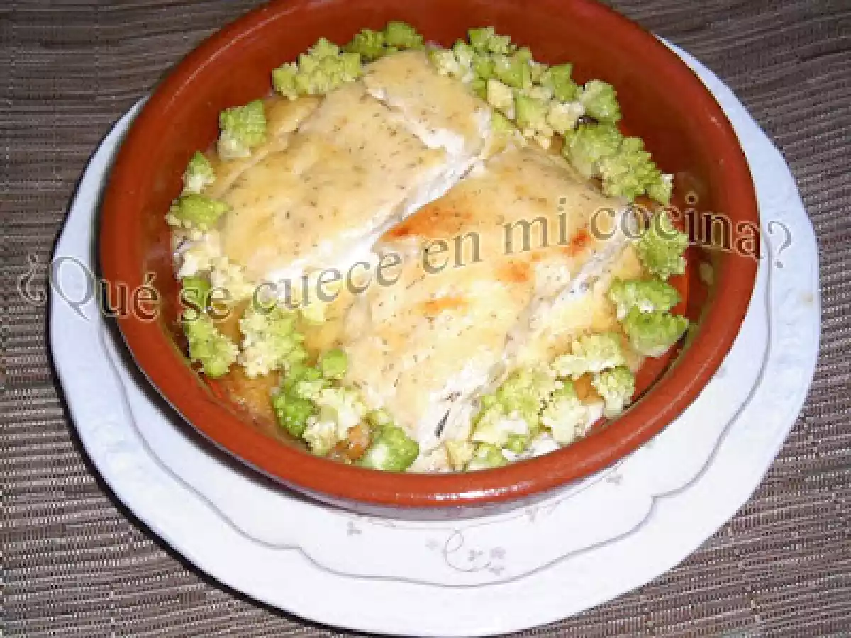 BACALAO A LA MUSELINA DE MEMBRILLO