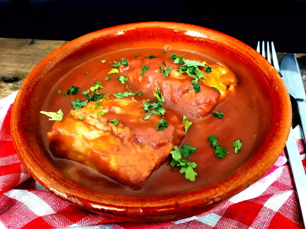 Bacalao a la vizcaína (cocina vasca)