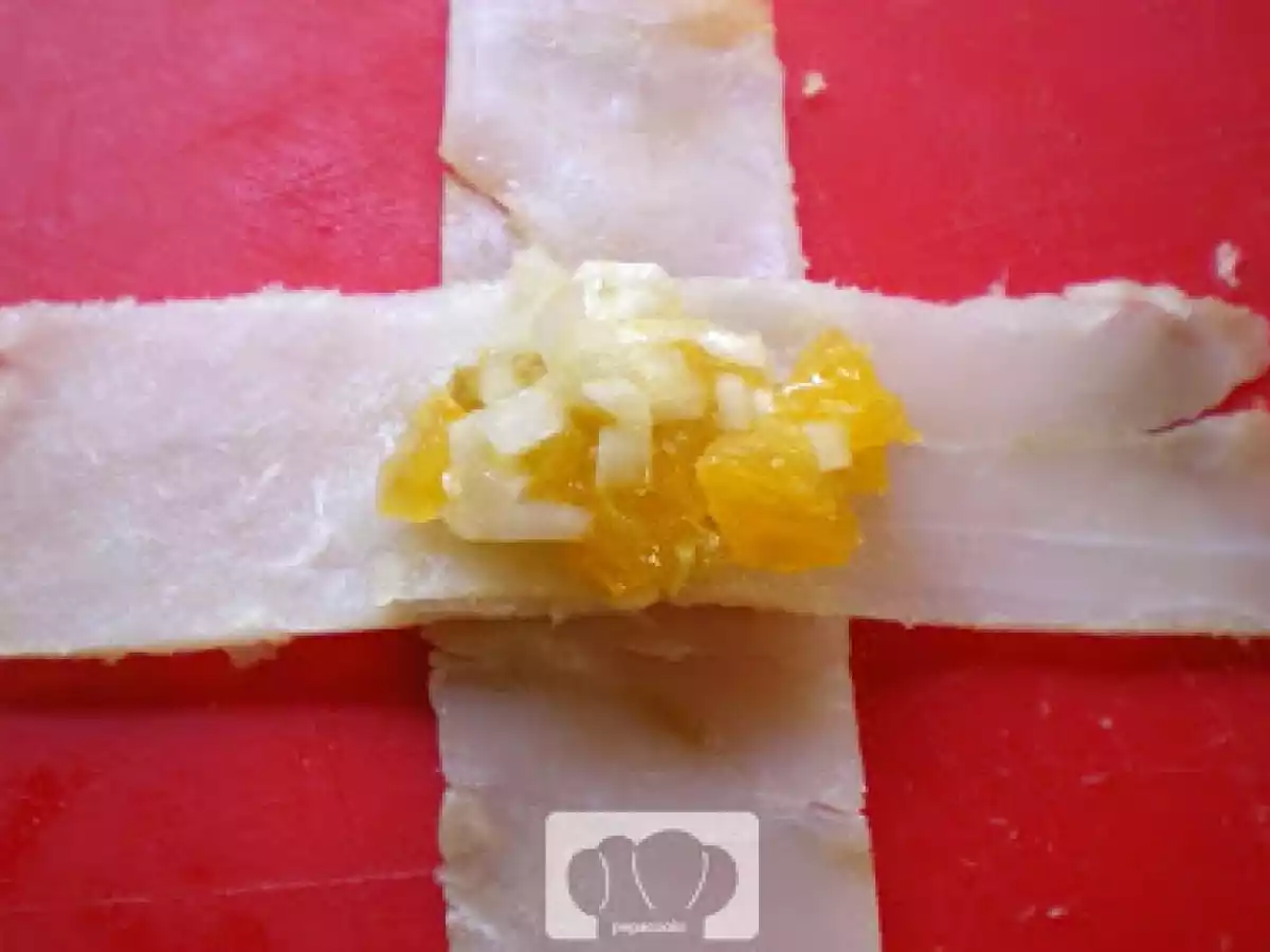 Bacalao ahumado con cebolleta y naranja - foto 5