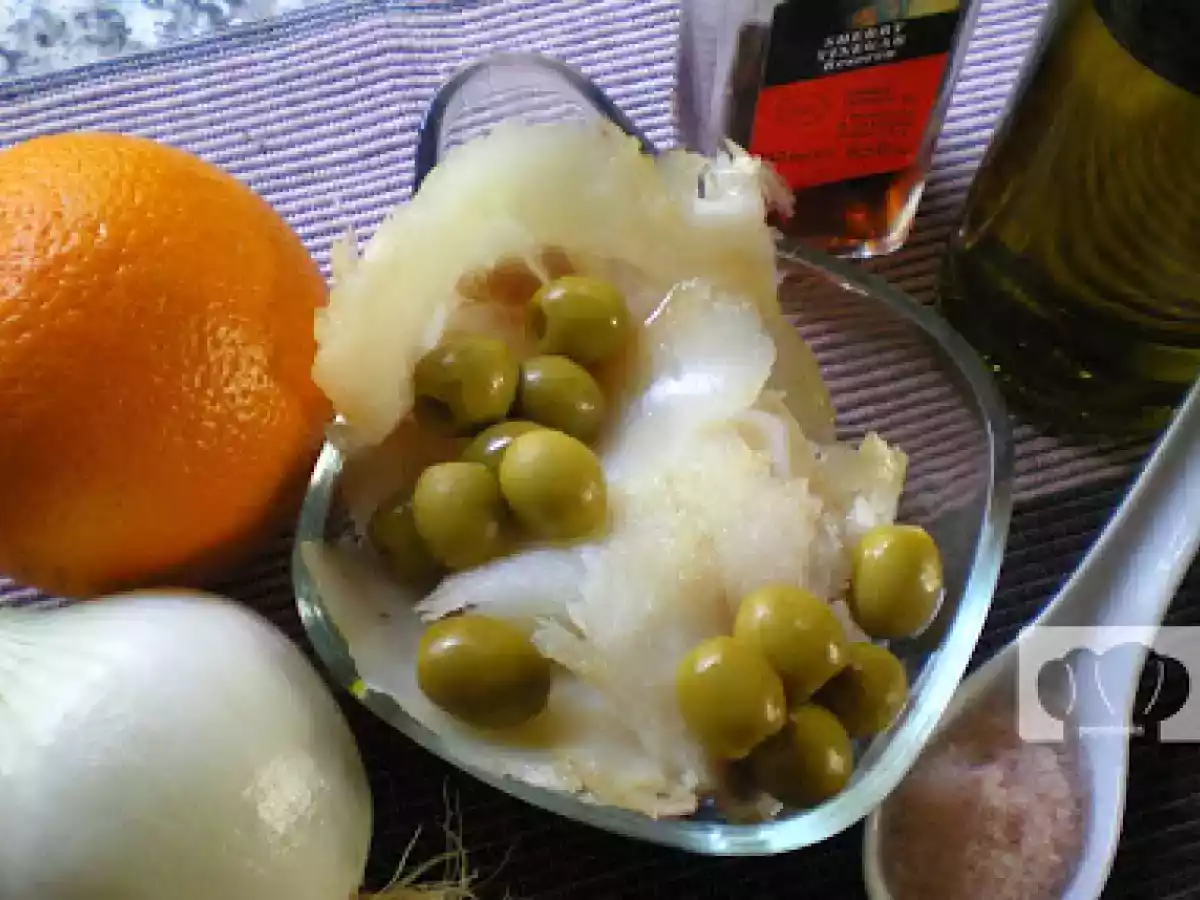 Bacalao ahumado con cebolleta y naranja - foto 8