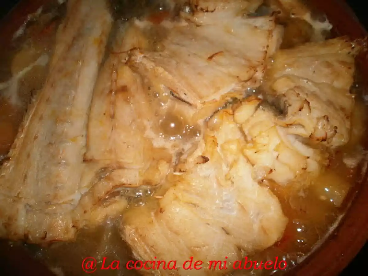 Bacalao al horno con pasas - foto 2