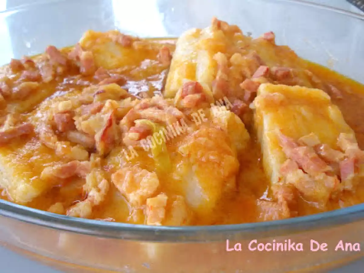 Bacalao al vapor con salsa vizcaína