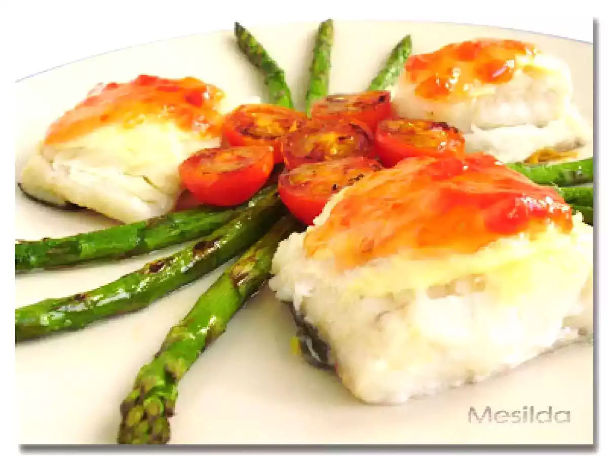 BACALAO ALL-I-OLI Y MERMELADA DE TOMATE
