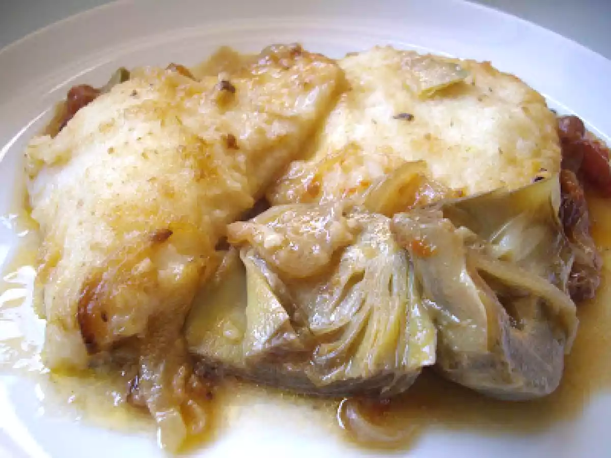 Bacalao con Alcachofas