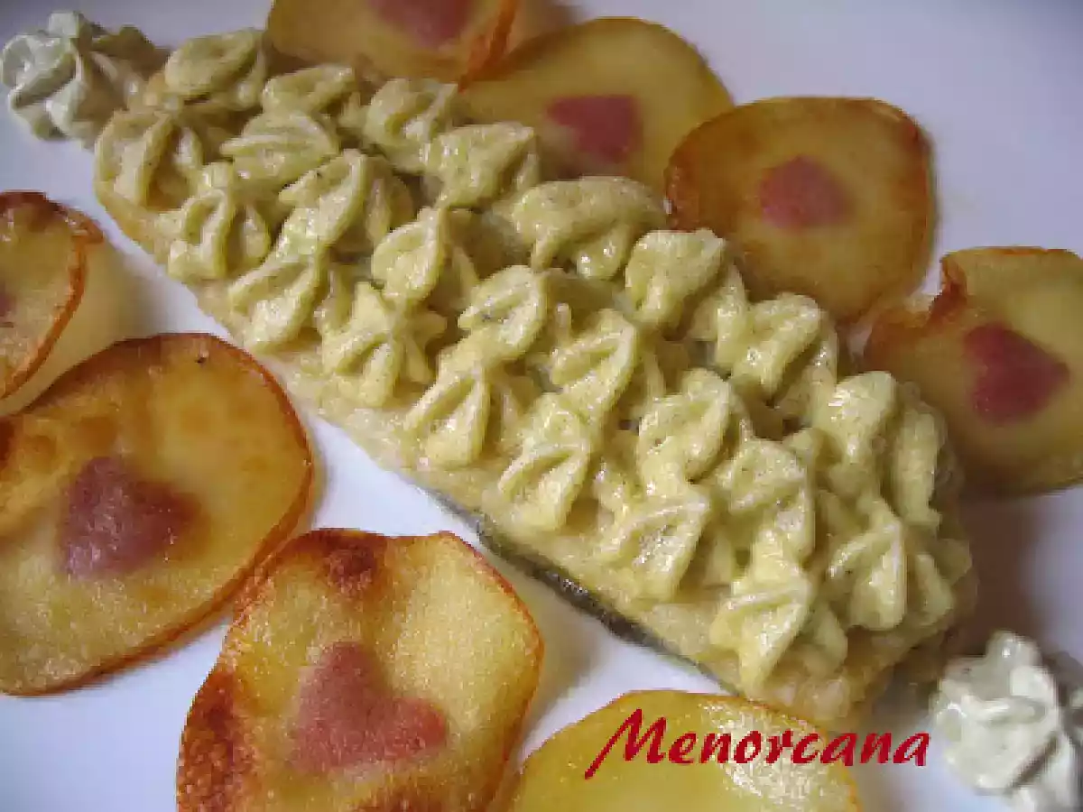 Bacalao con all i oli de pistachos