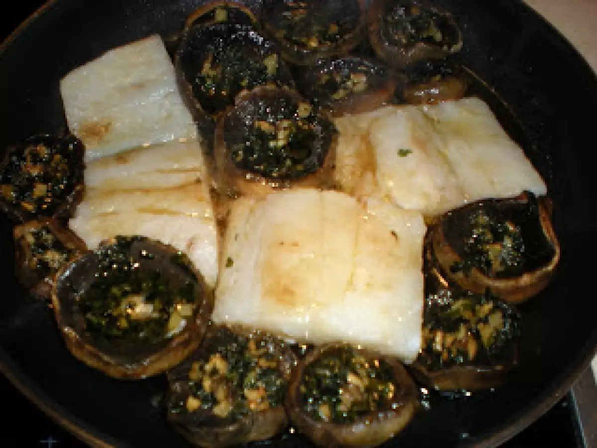 Bacalao con champiñones - foto 3