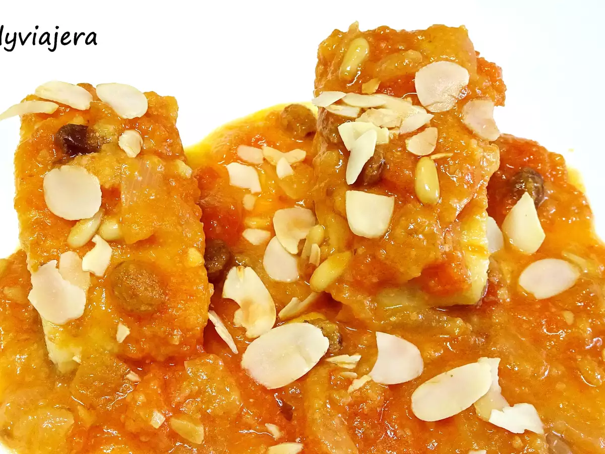 Bacalao con frutos secos y tomate - foto 2